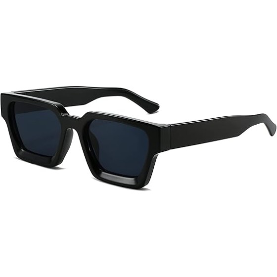 Square Sunglasses for Women Men Square Thick Frame Sun Glasses Simple Designer Style Shades