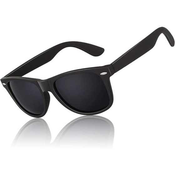 Polarized Sunglasses for Men Womens Driving Sun glasses Shades 80's Retro Style Design Square