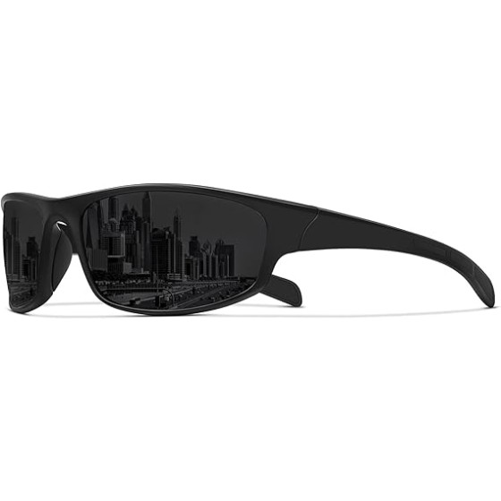 Sports Polarized Sunglasses for Men Women Wrap Around Sun Glasses Fishing Cycling Driving Running UV Protection